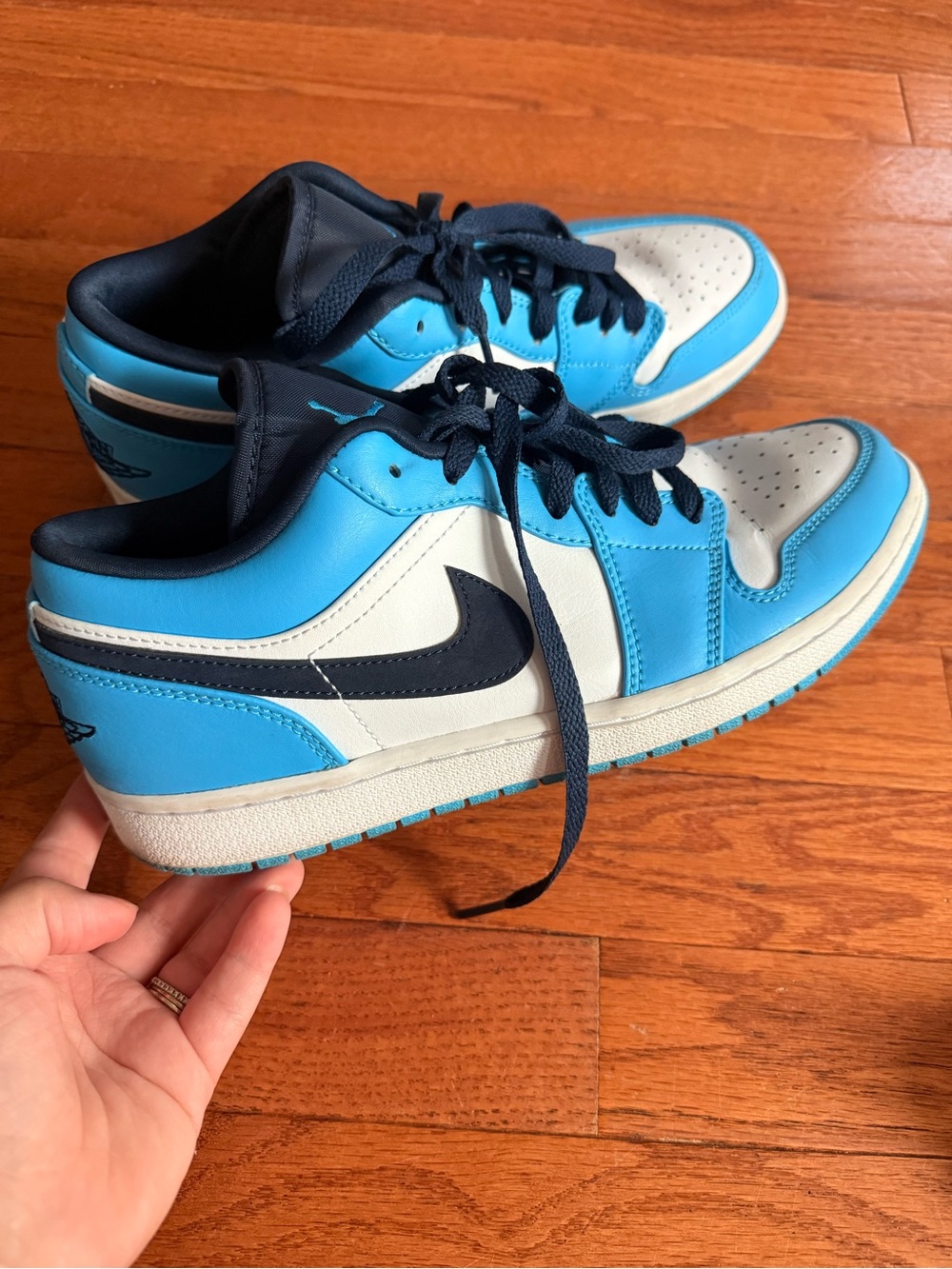 Blue Nike Air Jordan’s Men’s Shoes, size 8.5